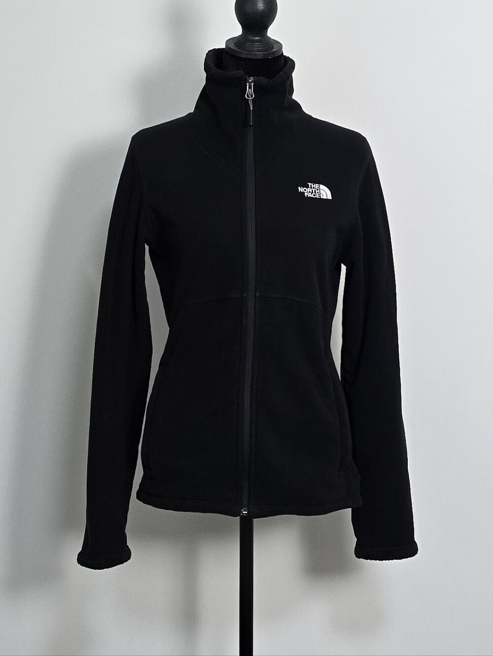 The North Face Black Teddy Fleece Jacket - Women's Full Zip
